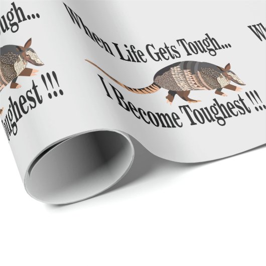 Armadillo Animal Inspiration Geschenkpapier (Rolleneckpunkt)