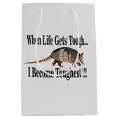 Armadillo Animal Inspiration Mittlere Geschenktüte (Vorderseite)