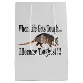 Armadillo Animal Inspiration Mittlere Geschenktüte (Rückseite)