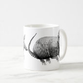 Armadillo aus Texas - Glaze Kaffeetasse (VorderseiteRechts)