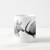 Armadillo aus Texas - Glaze Kaffeetasse (Mittel)