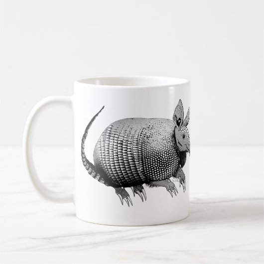 Armadillo aus Texas - Glaze Kaffeetasse (Links)
