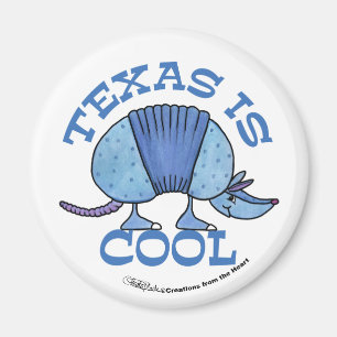 Armadillo Blue-Texas ist Cool Magnet