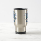 Armadillo Blue-Texas ist Cool Reisebecher (Mittel)