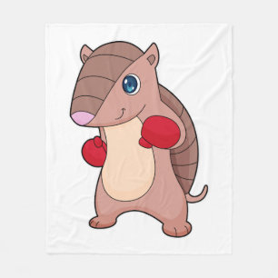 Armadillo Boxing Boxer Boxhandschuhe Fleecedecke