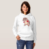 Armadillo Boxing Boxer Boxhandschuhe Hoodie (Vorne ganz)