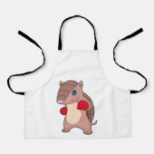 Armadillo Boxing Boxer Boxhandschuhe Schürze (Vorderseite)
