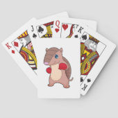 Armadillo Boxing Boxer Boxhandschuhe Spielkarten (Rückseite)