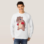 Armadillo Boxing Boxer Boxhandschuhe T-Shirt (Vorne ganz)