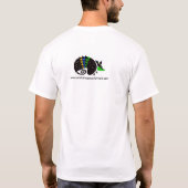 ARMADILLO - Brasilien - gefährdetes Tier T-Shirt (Rückseite)