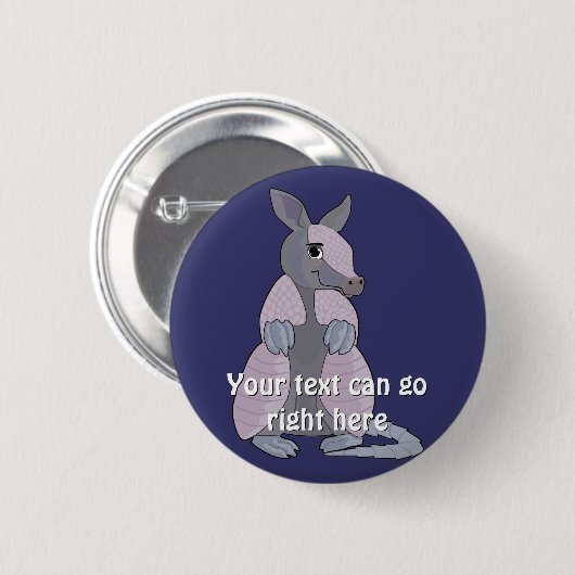 Armadillo Button (Vorne & Hinten)