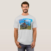 Armadillo Cactus Cowboy T-Shirt (Vorne ganz)