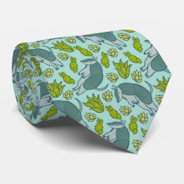 Armadillo Cactus Pattern Krawatte