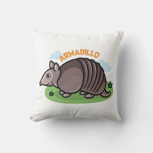 Armadillo Cartoon Kissen