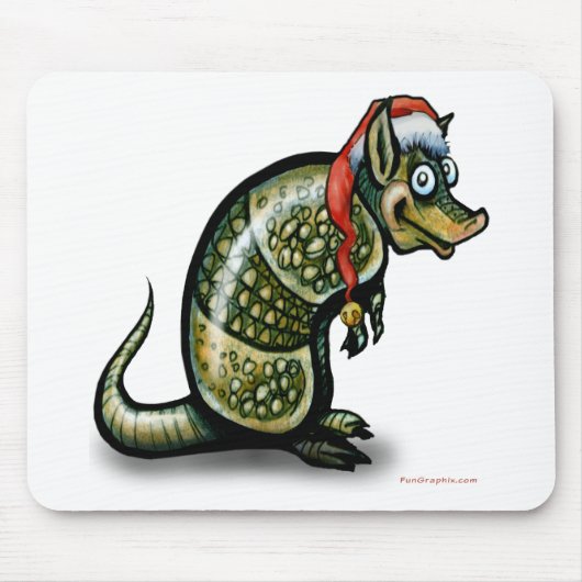 Armadillo Christmas Mousepad (Vorne)