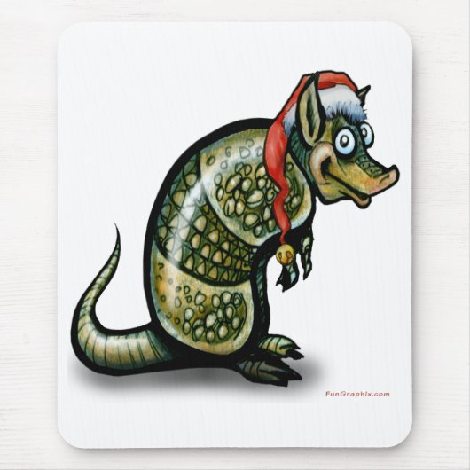 Armadillo Christmas Mousepad (Vorne)