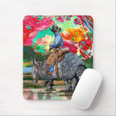 Armadillo Cowboy Mousepad (Mit Mouse)