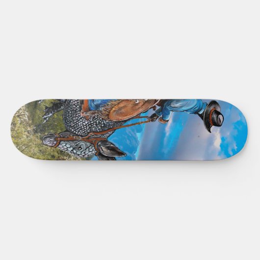 Armadillo Cowboy Skateboard (Horizontal)