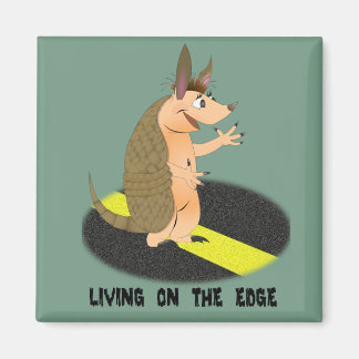 Armadillo Edge Square Magnet