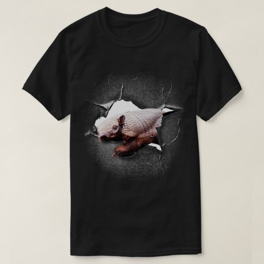 Armadillo Face Durchbruch T-Shirt (Design vorne)