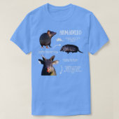 Armadillo Fun Fakten T-Shirt (Design vorne)