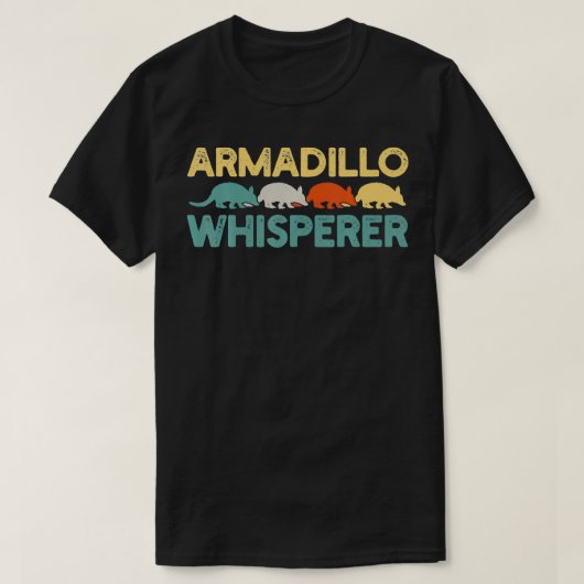 Armadillo Funny Retro Gift T-Shirt (Design vorne)