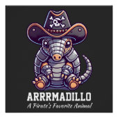 Armadillo Gift | Kostenloser Versand | Armadillo T Poster (Vorderseite)