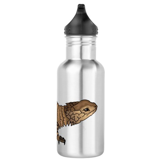 Armadillo girdled lizard cartoon illustration edelstahlflasche (Rechts)