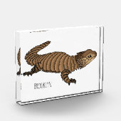 Armadillo girdled lizard cartoon illustration fotoblock (Links)