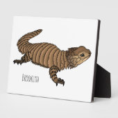 Armadillo girdled lizard cartoon illustration fotoplatte (Seite)