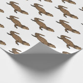 Armadillo girdled lizard cartoon illustration geschenkpapier (Ecke)