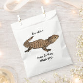 Armadillo girdled lizard cartoon illustration geschenktütchen (Ausgeschnitten)