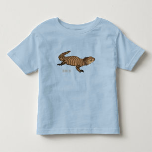 Armadillo girdled lizard cartoon illustration kleinkind t-shirt
