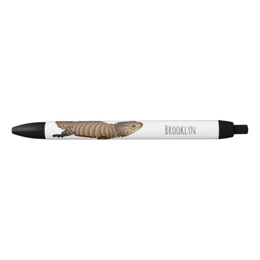 Armadillo girdled lizard cartoon illustration kugelschreiber (Vorderseite)
