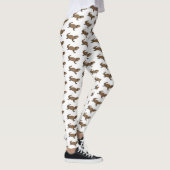 Armadillo girdled lizard cartoon illustration leggings (Rechts)