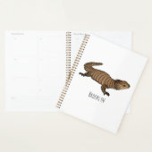 Armadillo girdled lizard cartoon illustration planer (Anzeige)
