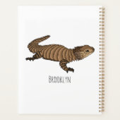 Armadillo girdled lizard cartoon illustration planer (Rückseite)