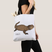 Armadillo girdled lizard cartoon illustration tasche (Von Nahem)