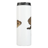 Armadillo girdled lizard cartoon illustration thermosbecher (Rückseite)