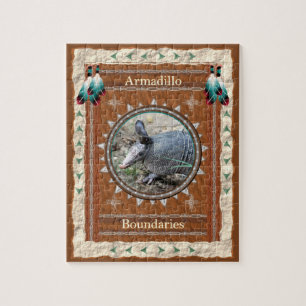 Armadillo - Grenzen Jigsaw Puzzle mit Geschenkboxe