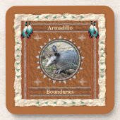 Armadillo - Grenzen Kork Untersetzer Set 6 (Vorderseite)