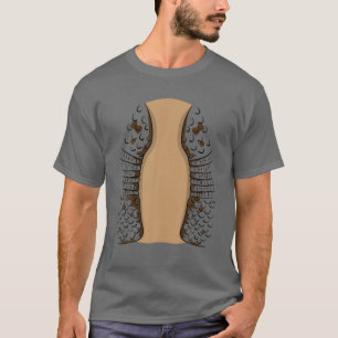 Armadillo Halloween Kostümoutfit Funny Body Anim T-Shirt