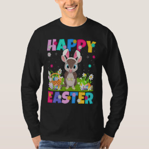 Armadillo Happy Oaster Bunny Armadillo Ostern Su T-Shirt