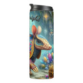 Armadillo in einer Höhle Thermosbecher (Nach rechts gedreht)