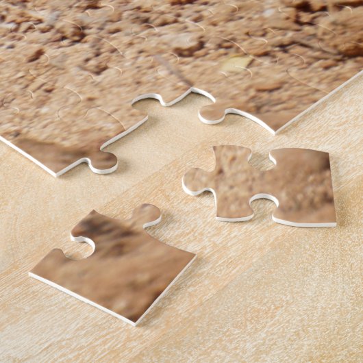 Armadillo in Hole Sprichwort Hallo Puzzle (Seite)