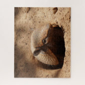 Armadillo in Hole Sprichwort Hallo Puzzle (Vertikal)