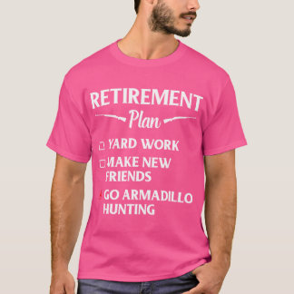 Armadillo Jagdsaisonruhestand Hunter T-Shirt