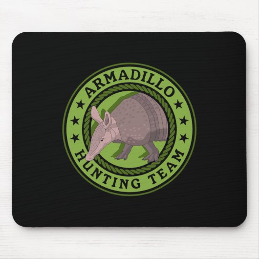 Armadillo Jagdteam Jagd Armadillos Jäger Mousepad (Vorne)
