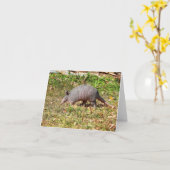 Armadillo Karte (Gelbe Blume)