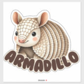 ARMADILLO - KINDERZIMMER STICKER (Blatt)